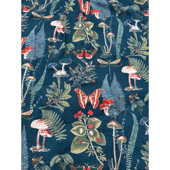 Eddie Bauer Shirt Mens X-Large Green Mushroom Nature Classic Fit Cottagecore - Picture 8 of 8